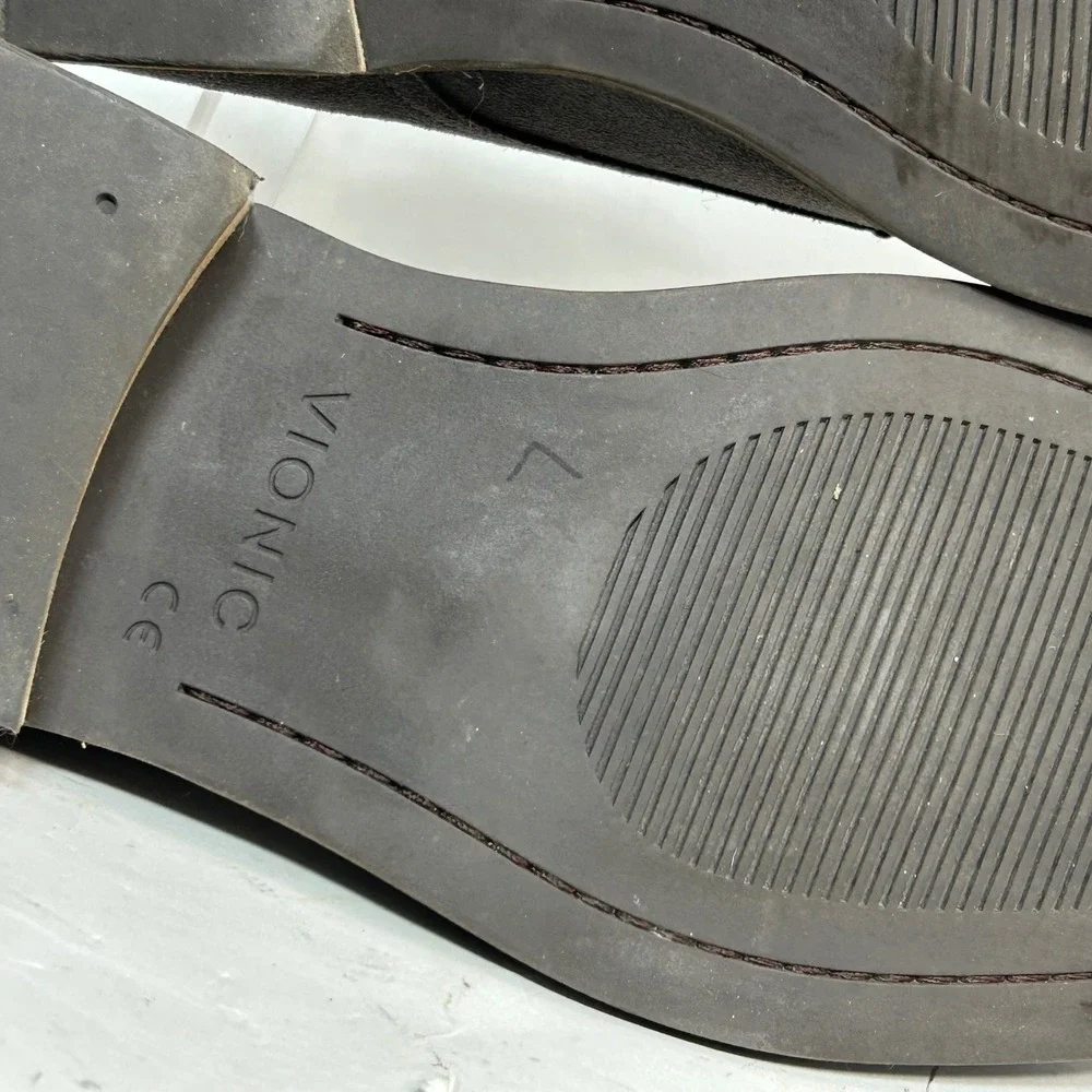 Vionic Graham Wingtip Oxford Gray Suede Comfort Dress Shoes Derby Size Mens 11.5